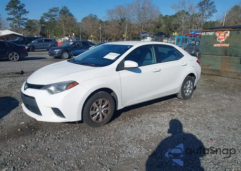 2014 Toyota Corolla L z USA, uszkodzony, nr VIN 2T1BURHE7EC188532